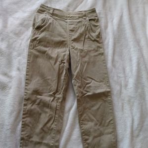 Boys Size 7 Khaki Pull-On Pants